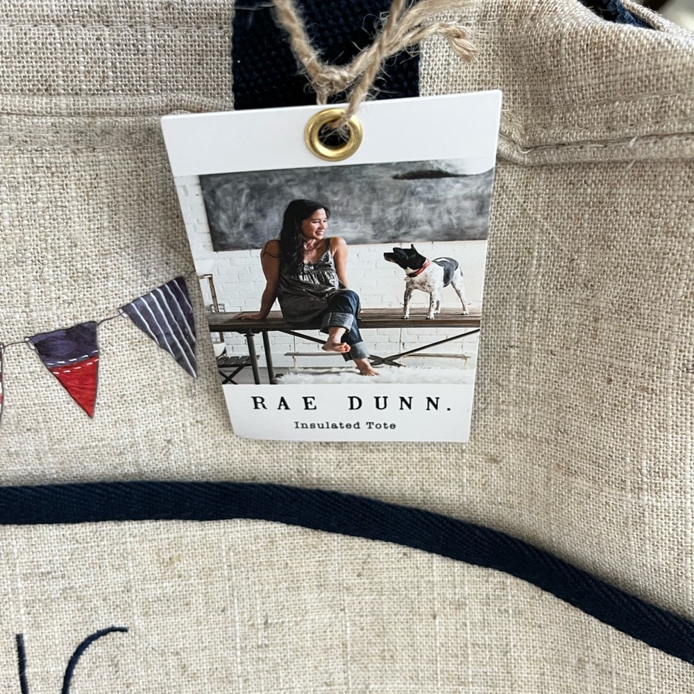 NWT RAE DUNN INSULATED PICNIC TOTE - Picture 3 of 9